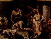Giovanni Battista Tiepolo Die Enthauptung Johannes des Taufers oil painting on canvas